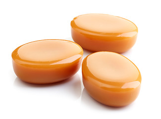 Image showing caramel candies