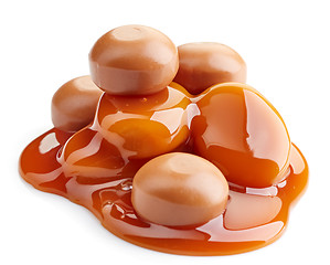 Image showing caramel toffee candies