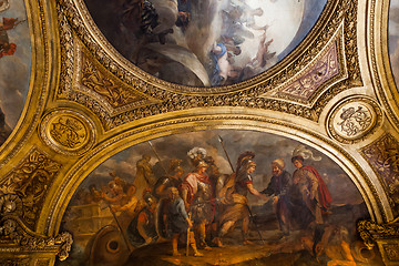 Image showing Interiors and details of Château de Versailles, France