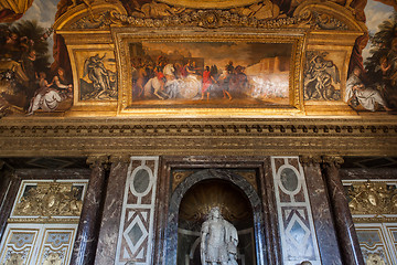 Image showing Interiors and details of Château de Versailles, France