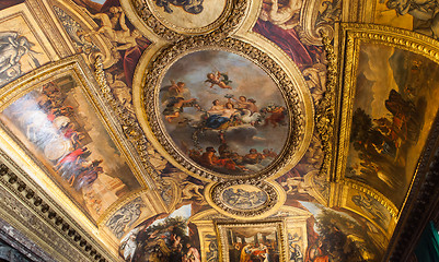 Image showing Interiors and details of Château de Versailles, France