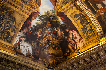 Image showing Interiors and details of Château de Versailles, France