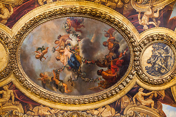 Image showing Interiors and details of Château de Versailles, France