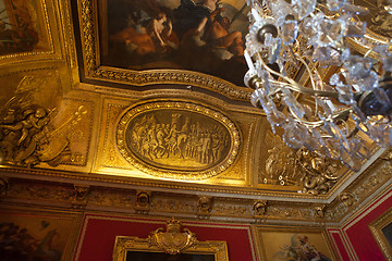 Image showing Interiors and details of Château de Versailles, France