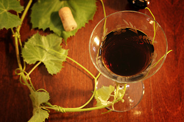 Image showing Red wine