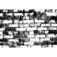 Image showing Brick wall of the house, with lines of a laying of a solution. 