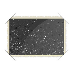 Image showing Retro Photo Frame   On White Background. illustration