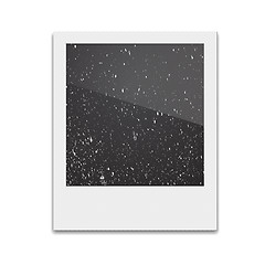 Image showing Retro Photo Frame Polaroid  On White Background. 