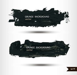 Image showing Splash banners. Watercolor background. Grunge background.