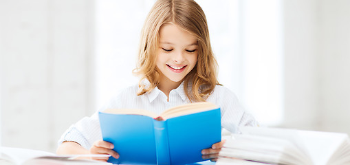 Image showing student girl studying at school