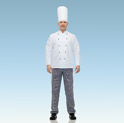 Image showing happy male chef cook