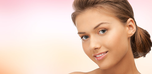 Image showing beautiful young woman face