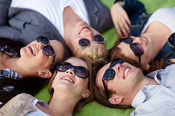 Image showing group of students or teenagers hanging out