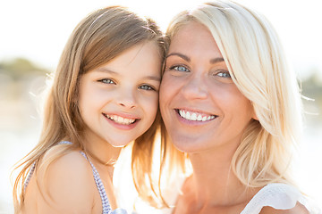 Image showing happy mother and child girl