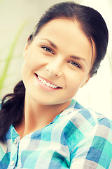 Image showing picture of smiling woman at home