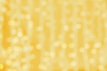 Image showing blurred golden background with bokeh lights
