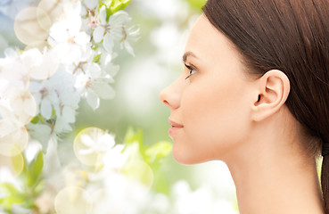 Image showing beautiful young woman face