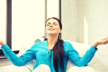 Image showing woman in meditation