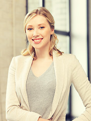 Image showing happy and smiling woman