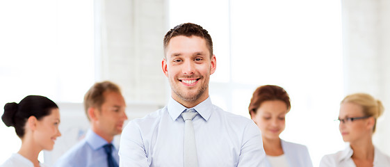 Image showing businessman in office