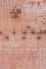 Image showing old grunge rusty zinc wall 