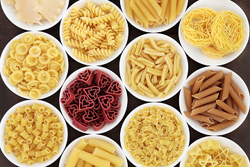 Image showing Italian Pasta Shapes