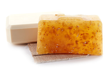 Image showing various natural soap bars