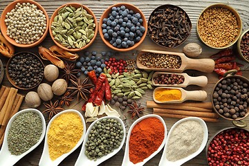 Image showing Aromatic spices.