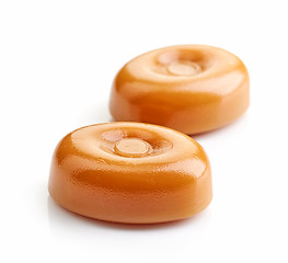 Image showing caramel candies