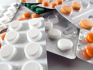 Image showing colorful pills