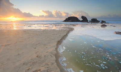 Image showing Morning light at Lighthouse Beach Port Macquarie