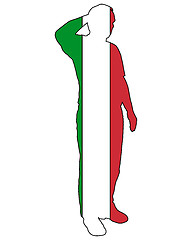 Image showing Italian Salute