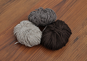 Image showing Balls of wool