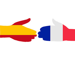 Image showing International handshake