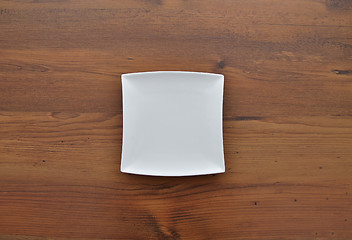 Image showing White plate