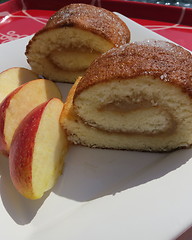 Image showing Pastry with apple