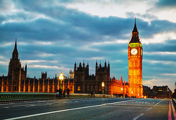Image showing Elizabeth tower in London