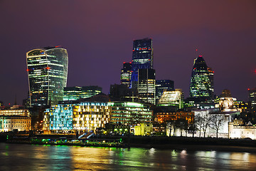 Image showing Financial district of the City of London