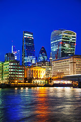 Image showing Financial district of the City of London