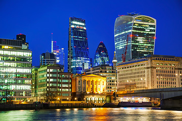 Image showing Financial district of the City of London