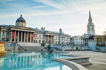 Image showing National Gallery building in London