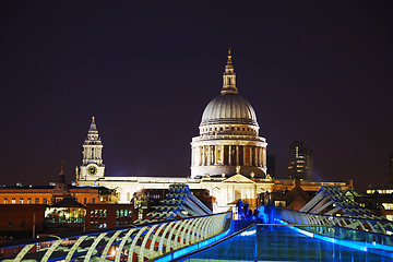 Image showing Saint Pauls cathedral in London