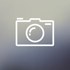 Image showing Camera thin line icon