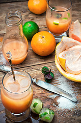 Image showing fresh orange juice