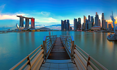 Image showing Singapore skyline