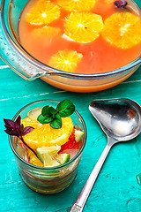 Image showing fresh orange juice