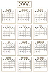 Image showing 2008 Calendar