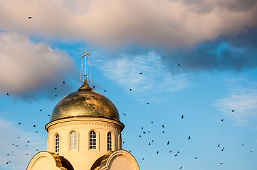 Image showing Church in autumn