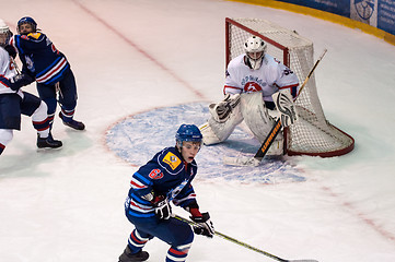 Image showing Hockey with the puck, 