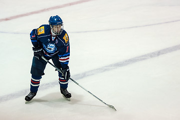 Image showing Hockey with the puck, 